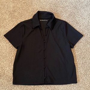 Abercrombie seamless rib fabric polo